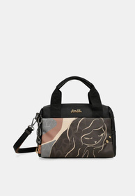 Torebka Damska ANEKKE Podręczna Torba Casual Czarna Heartbeat 39781-177