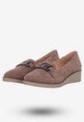 Półbuty Damskie Buty Na Koturnie Lekkie Khaki Potocki 24-12319KH