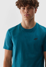 Koszulka Męska 4F Sportowy T-shirt Zielony Regular TTSHM1154