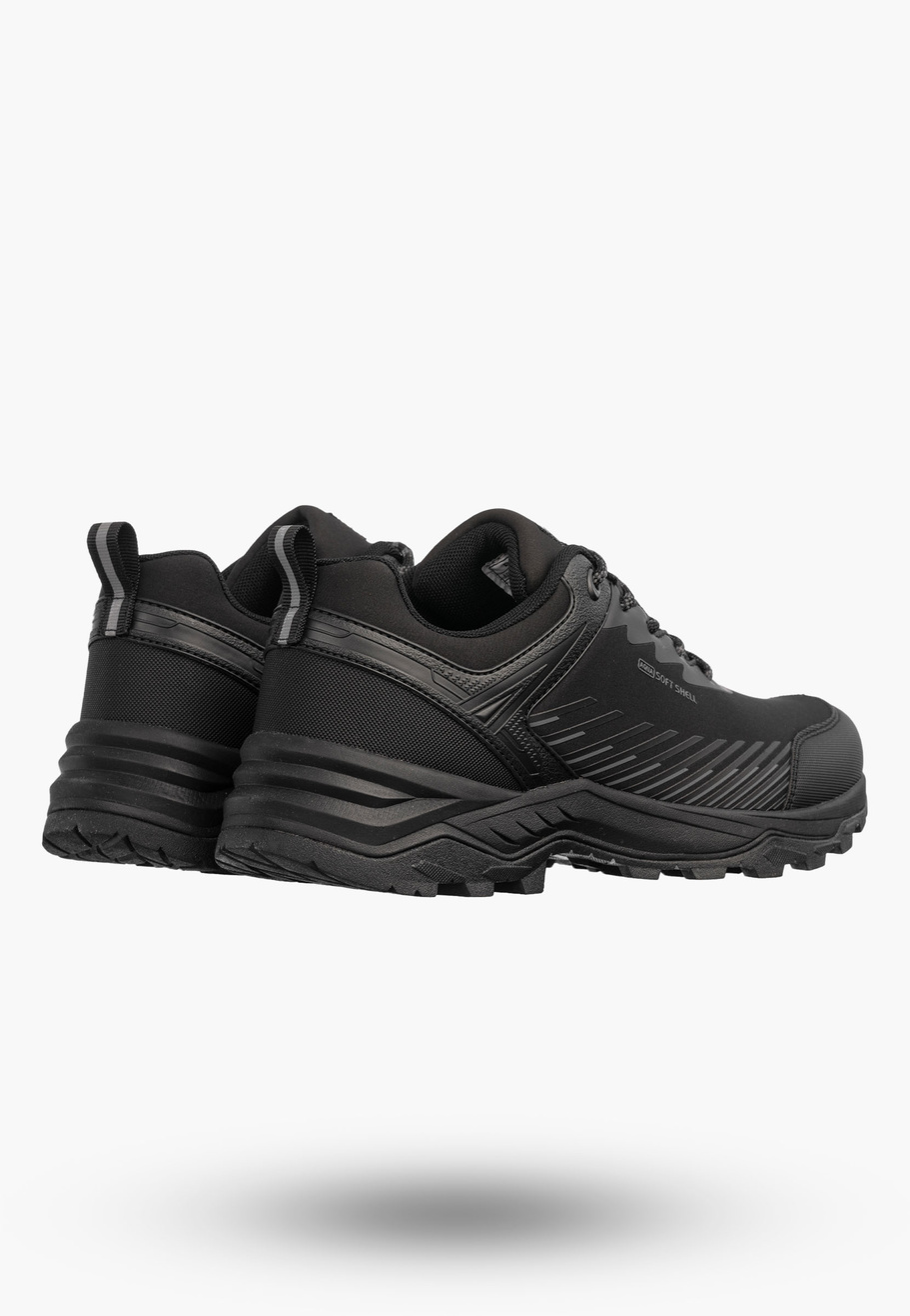 Buty Trekkingowe Męskie DK Softshell Sportowe Wodoodporne Czarne