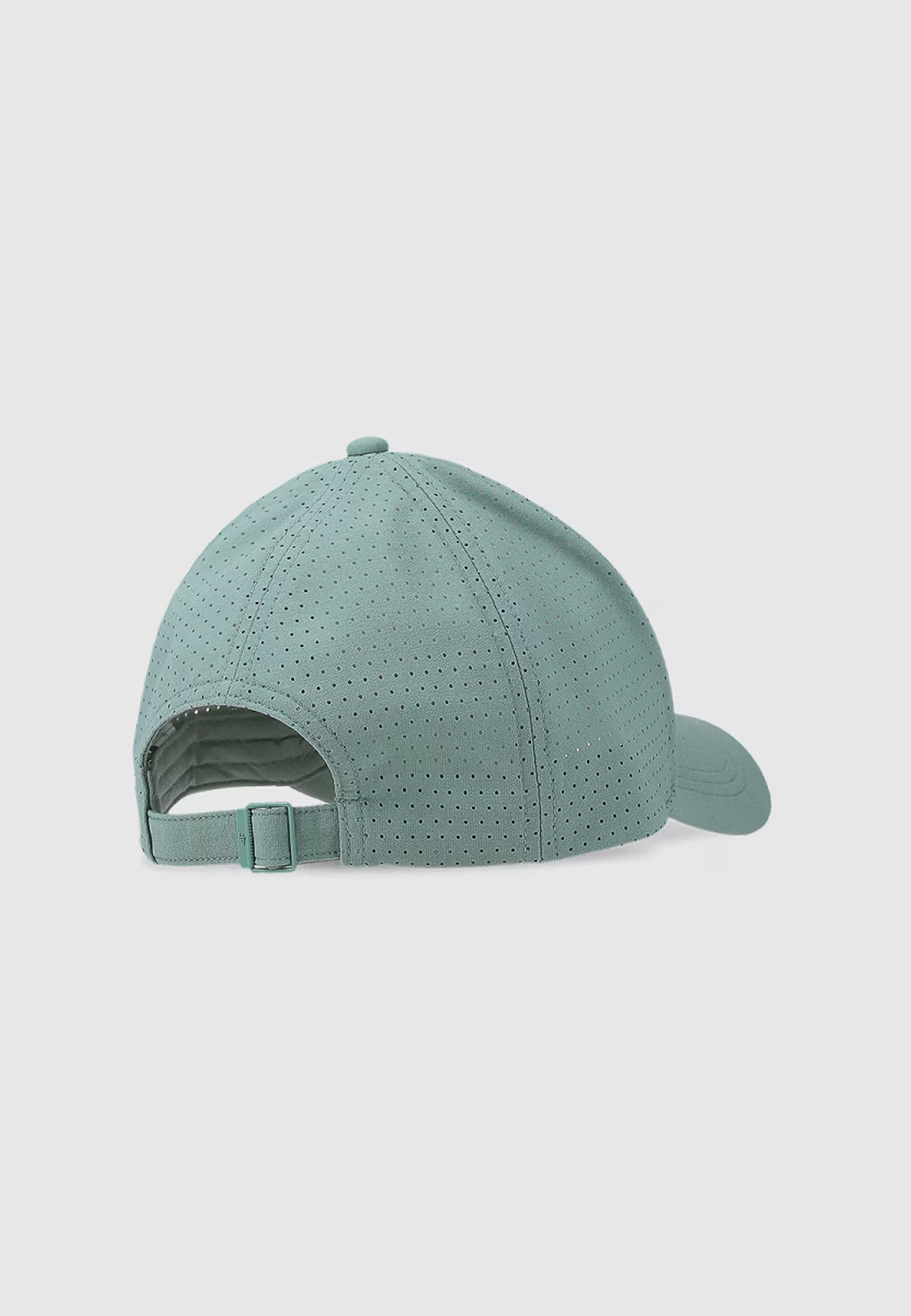 Czapka z daszkiem 4F Uniseks Sportowa Kaszkietówka Strapback Miętowa 4FWSS25ACABU372
