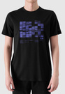 Koszulka Męska 4F T-shirt Czarny z nadrukiem 4FRSS24TTSHM2107