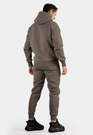 Komplet Dresowy Męski Ocieplany Bluza z kapturem Dresy Basic Khaki