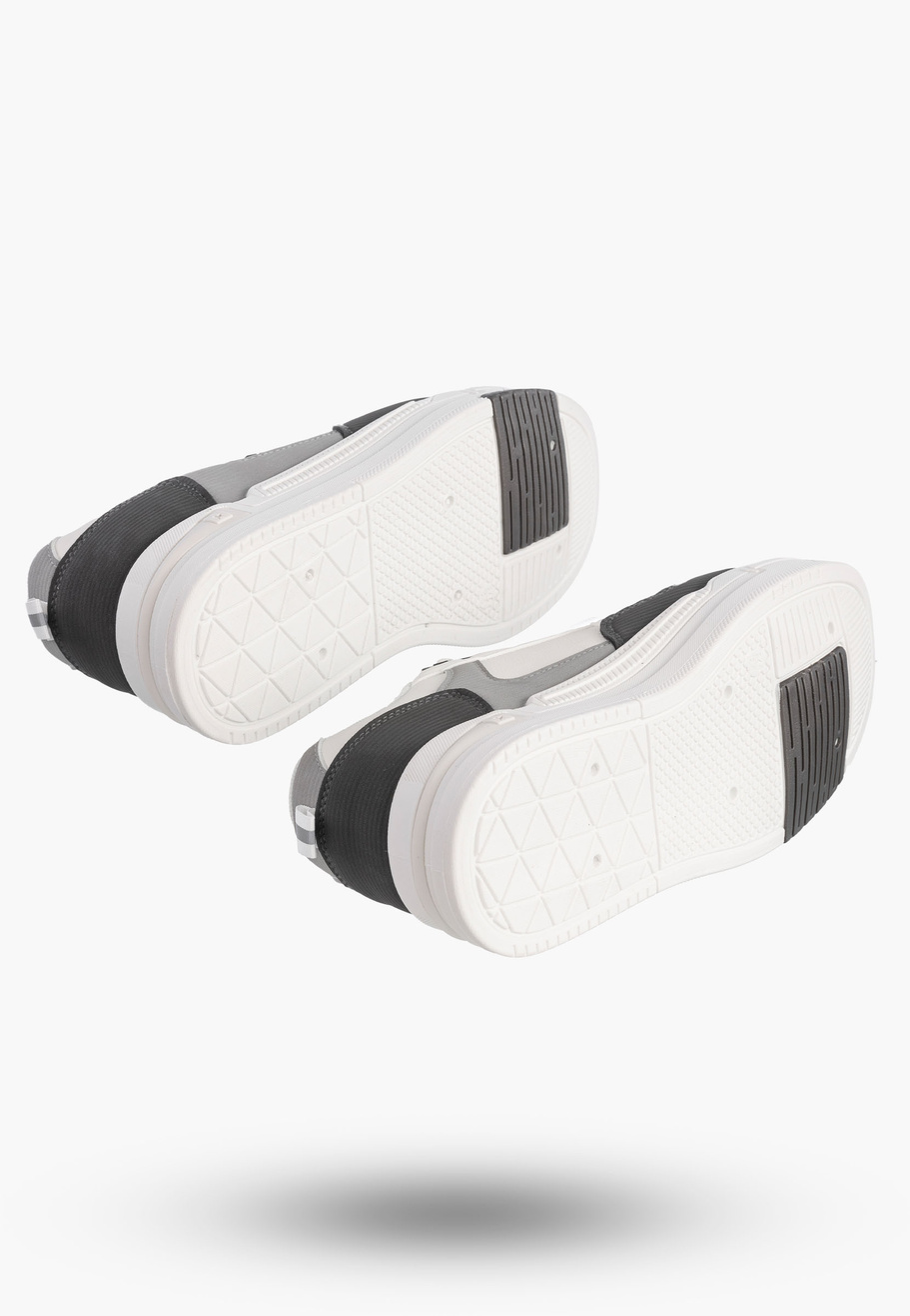 Sneakersy Damskie BIG STAR Buty Sportowe Białe Szare OO274A152