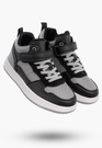 Buty Chłopięce Sneakersy Szare Na Rzepy Sportowe Za kostkę TC819