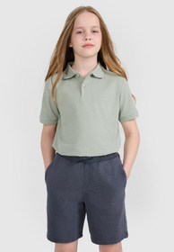 Koszulka Dziecięca 4F T-shirt Polo Z Kołnierzem Zielony 4FJWMM00TPTSU513