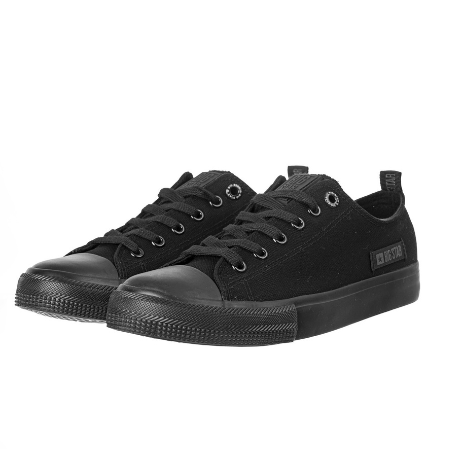 Trampki Damskie Big Star Czarne Jeansowe KK274009