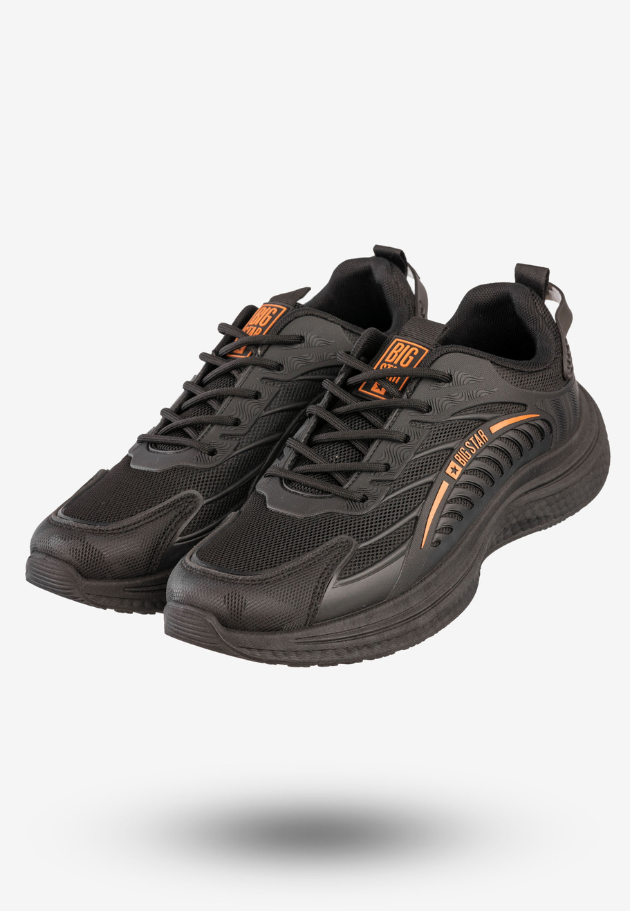 Sneakersy Męskie Buty Sportowe BIG STAR Czarne RR174559