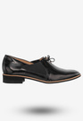 Półbuty Damskie Skórzane Buty Eleganckie Wsuwane eSKa Czarne 284