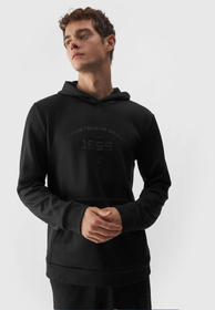Bluza Męska 4F z kapturem Czarna Logo