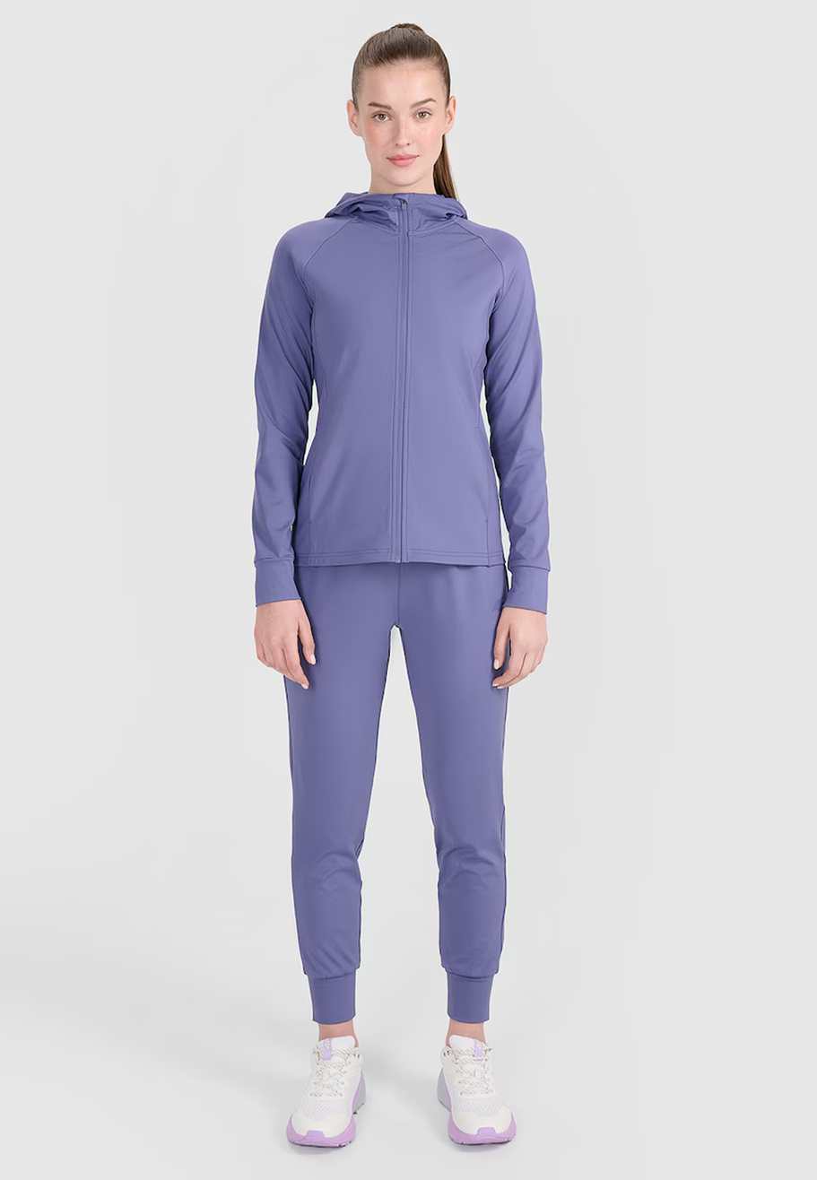 Bluza Damska 4F Treningowa Sportowa Rozpinana Fioletowa 4FRSS25TFSWF467