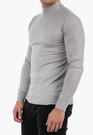 Półgolf Męski Elegancki Sweter Klasyczny Szary PG-S-1-2024