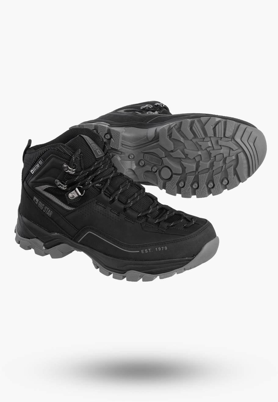 Buty Męskie BIG STAR Wysokie WODOODPORNE Zimowe Trapery OO174341