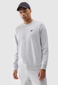 Bluza Dresowa Męska 4F Bez Kaptura Basic Szara 4FWMM00TSWSM1767