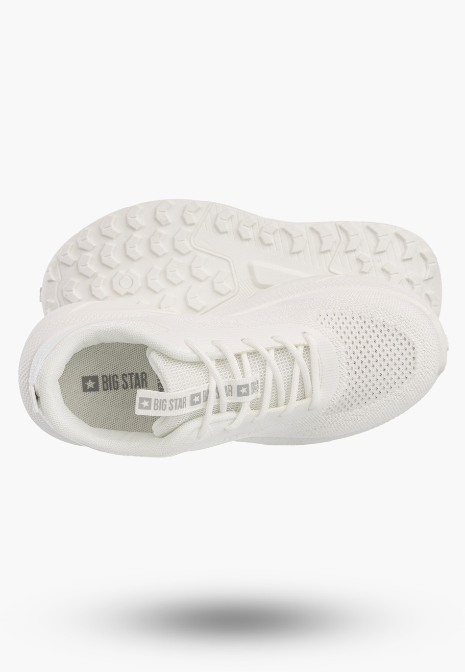 Sneakersy Damskie BIG STAR Buty Sportowe Na Platformie Casual Białe TT274341