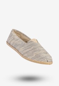 Espadryle Damskie Prążkowane Lekkie Buty Szare N.E.W.S. 02TX76709