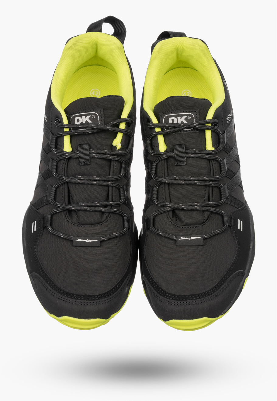 Buty Trekkingowe Męskie DK Softshell Sportowe Terenowe Czarne/Żółte