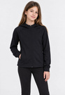 Bluza Dziewczęca 4F Sportowa Treningowa 4FDry Rozpinana Z Kapturem Czarna 4FJWSS26TFSWF688-20S
