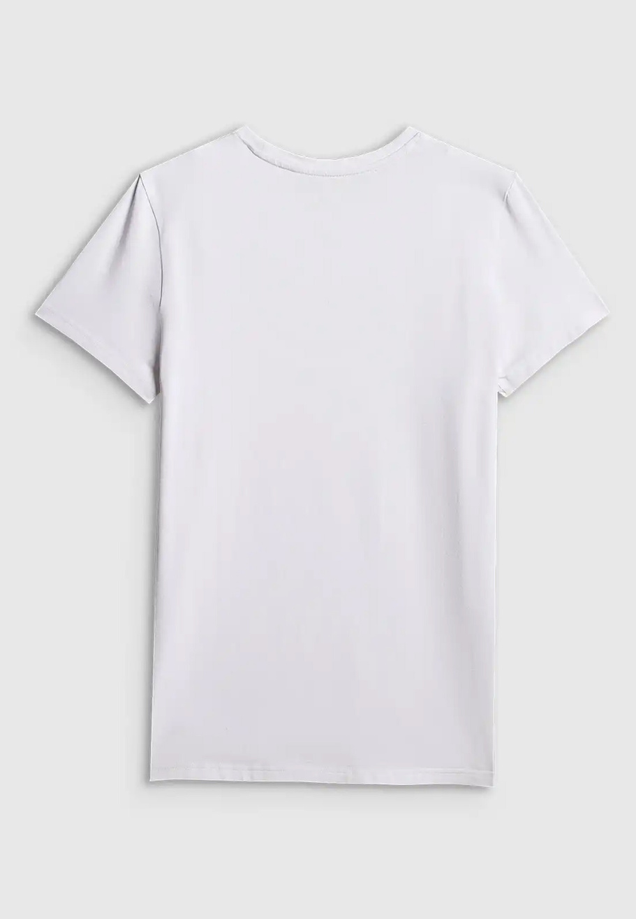 Koszulka Męska 4F T-shirt Basic Regular Biały 4FWMM00TTSHM3340
