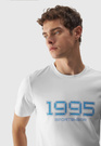 Koszulka Męska 4F T-shirt Biały Logo