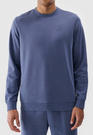 Bluza Dresowa Męska 4F Bez Kaptura Basic Niebieska 4FWMM00TSWSM1767
