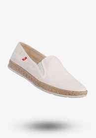 Espadryle Damskie BIG STAR Wsuwane Slip On Buty Białe FF276038