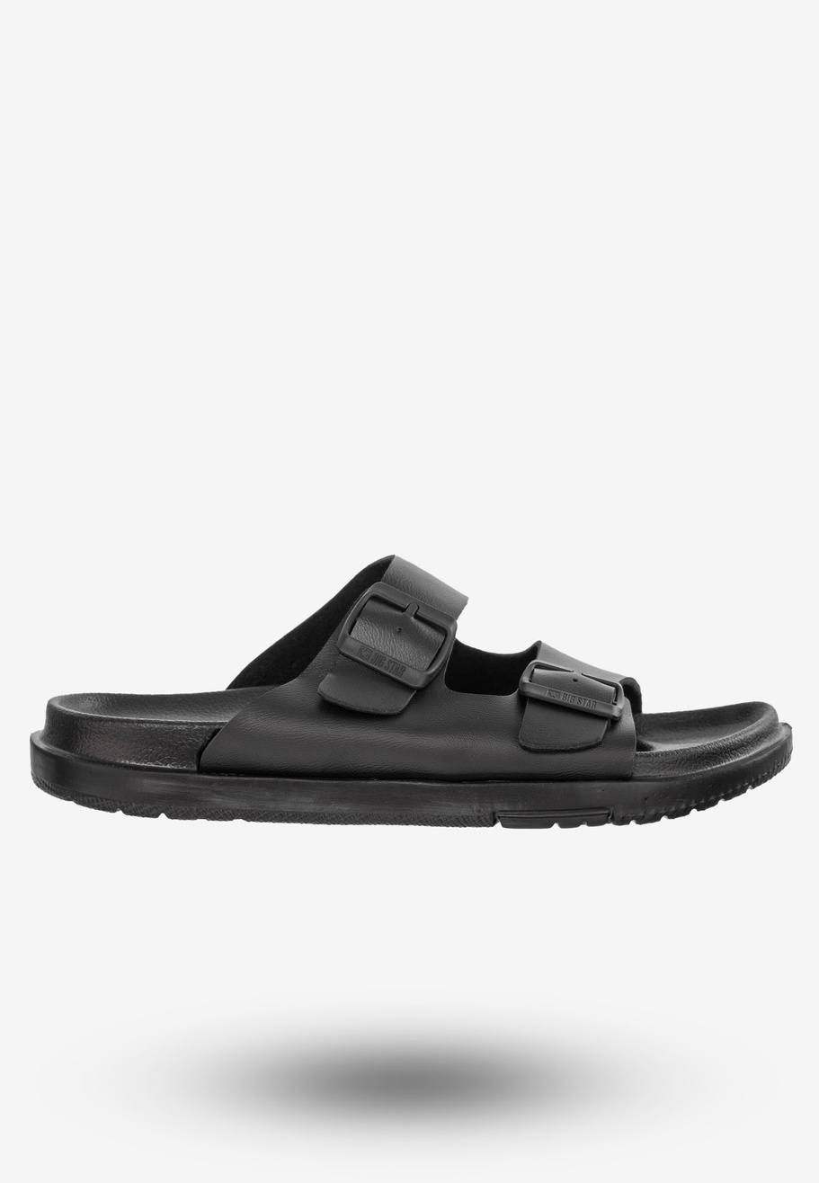 Klapki Męskie Buty BIG STAR Czarne NN174597