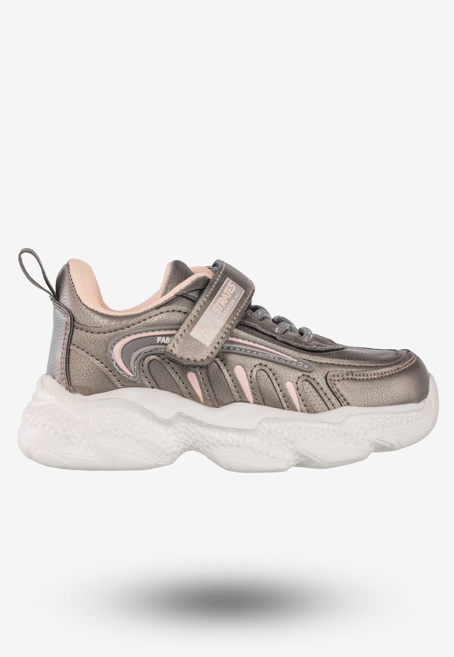 Buty Sportowe Dziecięce Półbuty Strates Brązowe C-T941-D