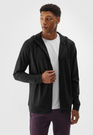 Bluza Męska 4F Czarna Rozpinana Sportowa Treningowa 4FWAW24TFSWM403