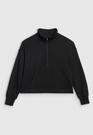 Bluza Damska 4F Dresowa Sportowa Nierozpinana Oversize Czarna 4FWAW25TSWSF1889