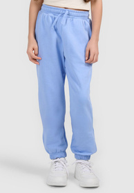 Spodnie Dziewczęce 4F Sportowe Dresowe Jogger Ocieplane Niebieskie 4FJWSS26TTROF1502