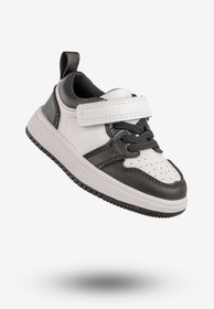 Sneakersy Dziecięce Na Rzepy Buty Sportowe Czarne Apawwa TC820