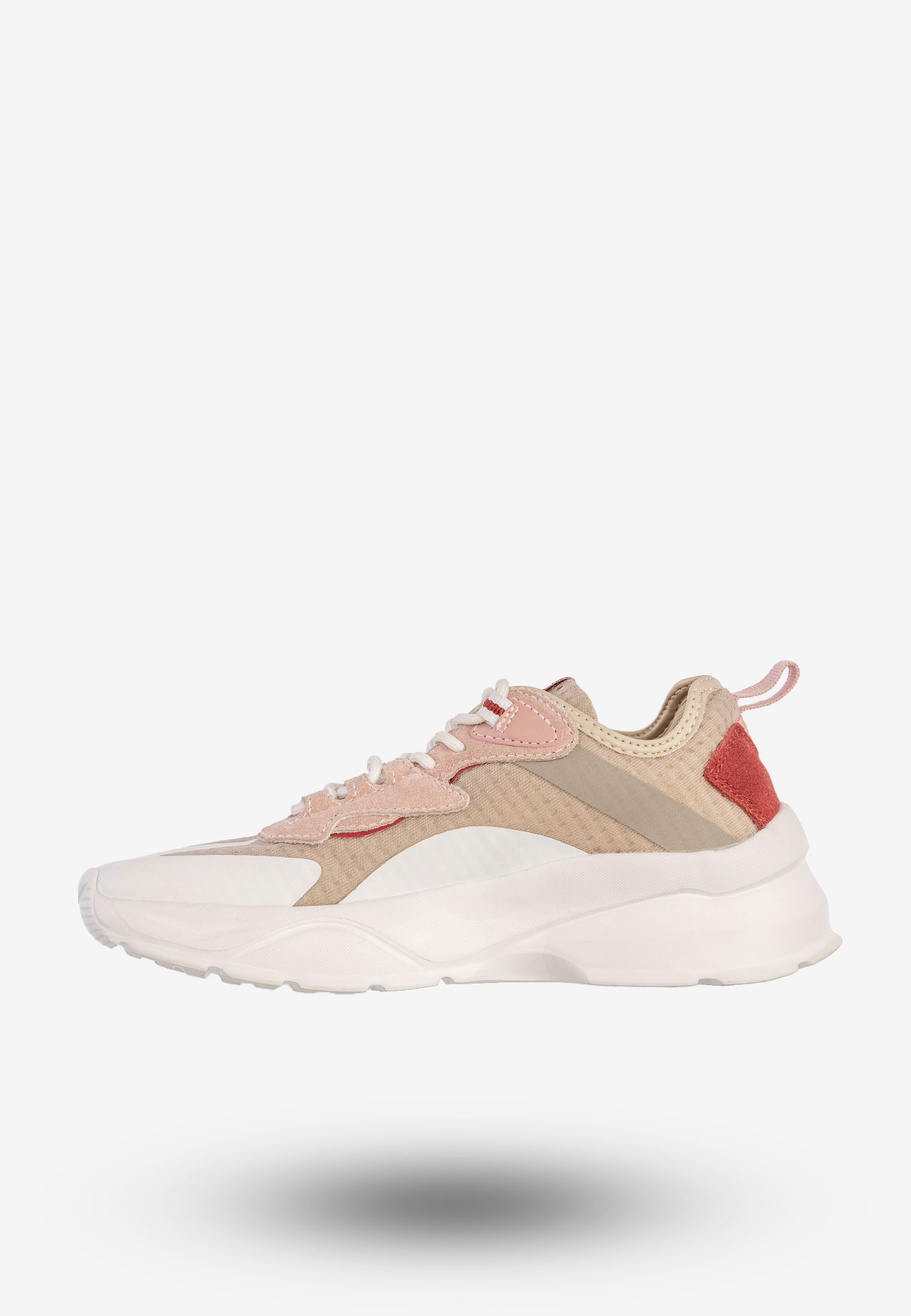 Sneakersy Damskie BIG STAR Sportowe Buty Do Biegania Beżowe KK274055