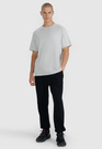 Koszulka Męska 4F Sportowa Bawełniana Oversize T-Shirt Casual Basic Szary 4FWAW25TTSHM2360