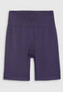 Kolarki Damskie 4F Sportowe Legginsy Szybkoschnące Bezszwowe Treningowe Fioletowe 4FWSS26TFSTF109