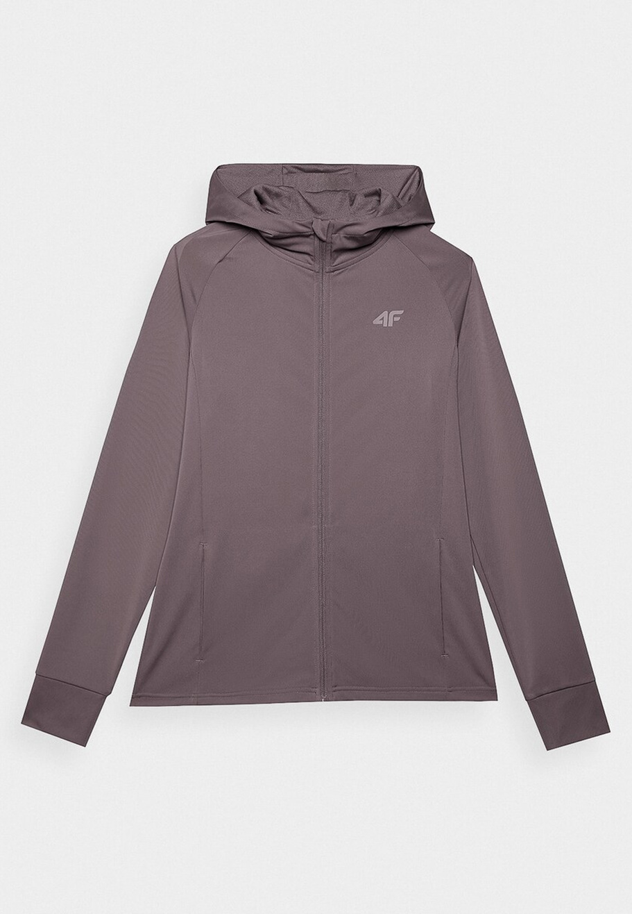 Bluza Damska 4F Sportowa Rozpinana Szybkoschnąca Treningowa Brązowa 4FWSS24TFSWF270
