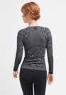 Bluzka Damska Wolford Long Sleeve Cameron Pullover Czarny/Biały
