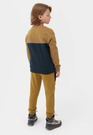 Bluza Chłopięca 4F z kapturem khaki JAW23TSWSM630-43S