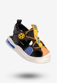 Sandały Chłopięce Buty Letnie Na Rzepy Wygodne Czarne Apawwa TX342