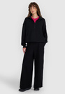 Bluza Damska 4F Dresowa Sportowa Nierozpinana Oversize Czarna 4FWAW25TSWSF1889