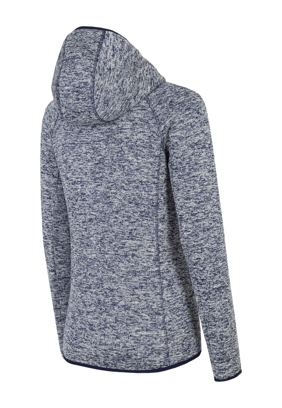 Bluza Damska 4F Sportowa Rozpinana Z Kapturem Granatowa H4Z18-PLD002