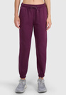 Spodnie Damskie Dresowe 4F Joggery Dresy Sportowe Burgundowe 4FWSS26TTROF1421