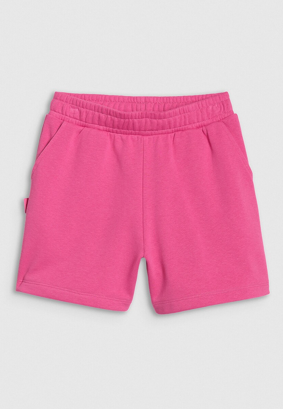 Spodenki Dresowe Dziewczęce 4F Luźne Oversize Sportowe Casual Różowe 4FJWSS25TSHOF470