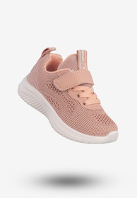 Sneakersy Dziecięce Sportowe Buty Na Rzepy Różowe Apawwa Z395