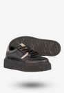 Sneakersy Damskie BIG STAR Buty Sportowe Półbuty Na Platformie Czarne SS274360