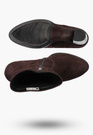 Botki Damskie Skórzane Buty Na Klocku Eleganckie Ocieplane POLSKI PRODUKT
