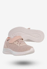 Sneakersy Dziecięce Na Rzepy Buty Sportowe Półbuty Pudrowy Róż Apawwa Z2405P