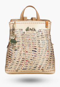 Plecak Damski ANEKKE Casual Elegancki Beżowy Amazonia 36785-227