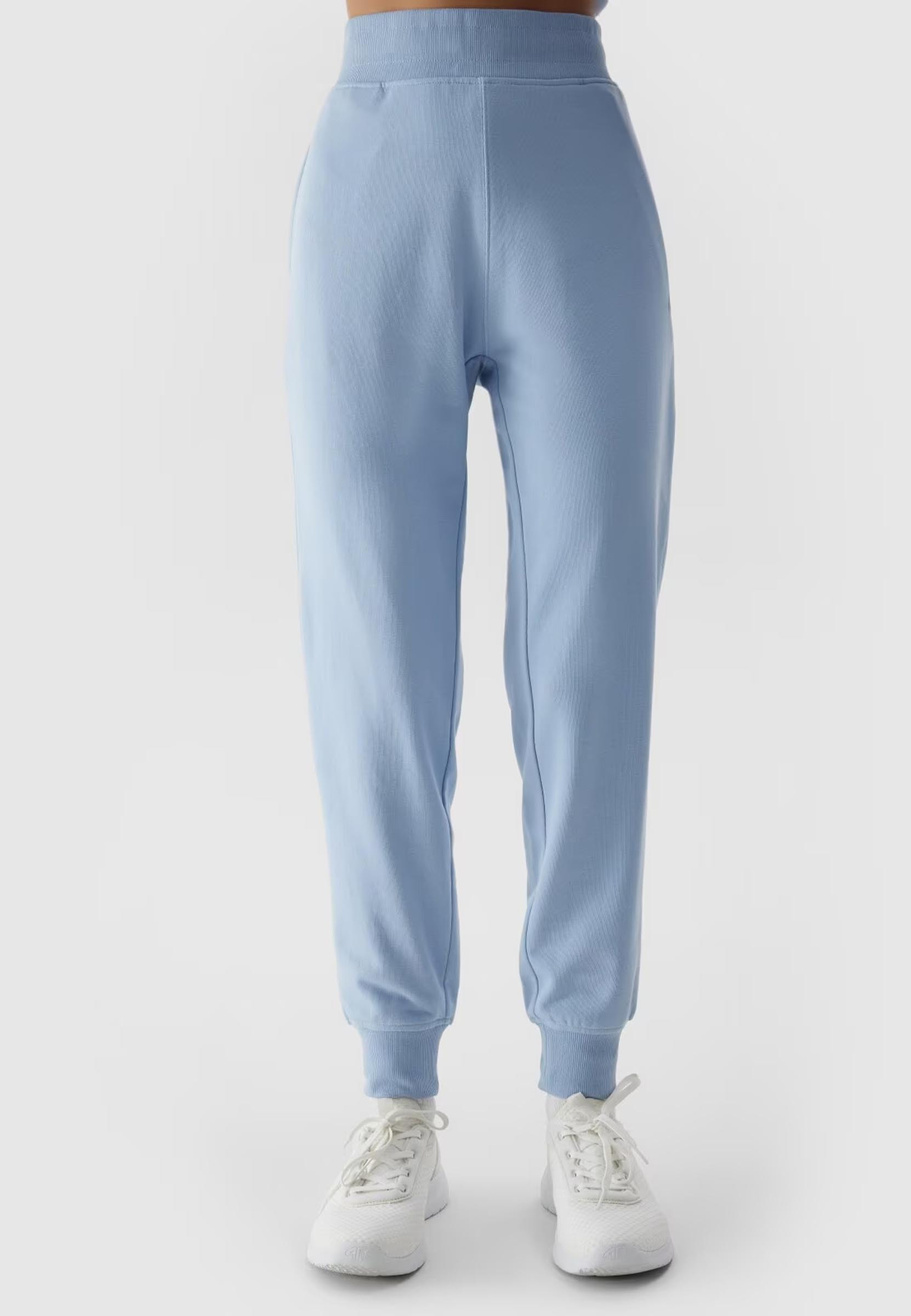 Spodnie Damskie Dresowe 4F Joggery Niebieskie 4FWSS24TTROF606