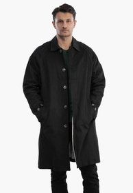 Płaszcz Męski ZARA - Klasyczny Czarny OverSize 2675/314/800